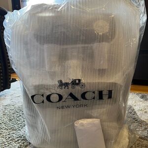 Coach White Travel Luggage